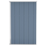 Capanno Giardino a Parete Grigio 118x100x178 cm Acciaio Zincato