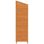 Capanno da Giardino Marrone 102x52x174,5cm Legno Massello Abete