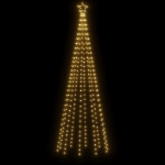 Albero di Natale con Puntale Bianco Caldo 310 LED 300 cm