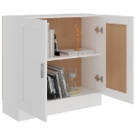 Libreria Bianca 82,5x30,5x80 cm in Legno Multistrato