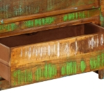 Cassettiera Multicolore 60x33x75 cm Legno Massello di Recupero