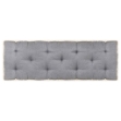 Cuscino per Divano in Pallet Antracite 120x40x7 cm