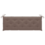 Cuscino per Panca da Giardino Talpa 150x50x7 cm in Tessuto