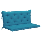 Cuscino per Dondolo Azzurro 120 cm in Tessuto