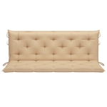 Cuscino per Dondolo Beige 150 cm in Tessuto