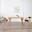 Sedie da Pranzo 2 pz Nere in Legno Piegato e Similpelle