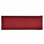 Cuscino di Appoggio Imbottito Rosso Vino 120 x 40 x 10 cm