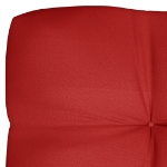 Cuscino per Divano Pallet Rosso 120x40x10 cm