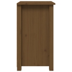 Comodino Miele 40x35x61,5 cm in Legno Massello di Pino