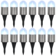 Lampade Solari da Terra 12 pz Luci a LED Bianche