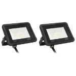 Faretti a LED 2 pz 20 W Bianco Freddo