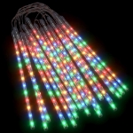 Luci Meteoriche 20 pz 30 cm Multicolori 480 LED per Interni ed Esterni