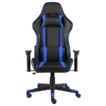 Sedia da Gaming Girevole Blu in PVC