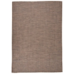 Tappeto da Esterni a Tessitura Piatta 160x230 cm Marrone