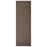 Tappeto in Sisal Naturale 66x200 cm Marrone