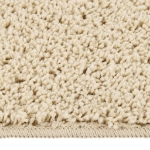Tappeto Shaggy Crema 120x170 cm Antiscivolo