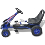 Go Kart a pedali con seduta regolabile Blu