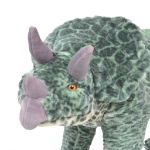 Dinosauro Triceratopo di Peluche Giocattolo Verde XXL