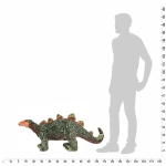 Dinosauro Stegosauro di Peluche Giocattolo Verde Arancione XXL