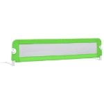 Sponde Letto di Sicurezza Bambini Verde 180x42cm Poliestere