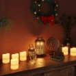 Candele Elettriche a LED 12 pz Bianco Caldo