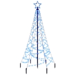 Albero di Natale con Puntale Blu 200 LED 180 cm
