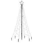 Albero di Natale con Puntale Blu 200 LED 180 cm