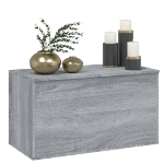 Cassapanca Grigio Sonoma 84x42x46 cm in Legno Ingegnerizzato