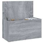 Cassapanca Grigio Sonoma 84x42x46 cm in Legno Ingegnerizzato