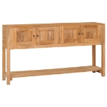 Credenza 140x30x75 cm in Legno Massello di Teak