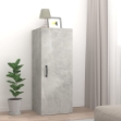 Mobile Pensile Muro Grigio Cemento 34,5x34x90 Legno Multistrato