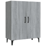 Credenza Grigio Sonoma 70x34x90 cm in Legno Multistrato