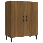 Credenza Rovere Marrone 70x34x90 cm in Legno Multistrato