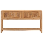 Credenza 140x30x75 cm in Legno Massello di Teak