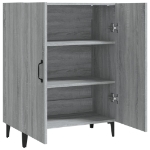 Credenza Grigio Sonoma 70x34x90 cm in Legno Multistrato