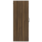 Armadietto Pensile a Parete Rovere Marrone 69,5x34x90 cm