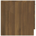 Comodino Rovere Marrone 40x39x40 cm