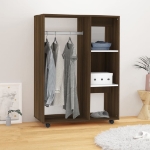 Armadio Rovere Marrone 80x40x110 cm in Legno Multistrato