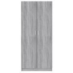 Armadio Grigio Sonoma 80x52x180 cm in Legno Multistrato