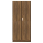 Armadio Rovere Marrone 80x52x180 cm in Legno Multistrato