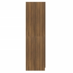 Armadio Rovere Marrone 80x52x180 cm in Legno Multistrato