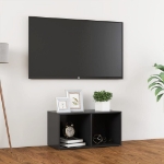 Mobile Porta TV Grigio 72x35x36,5 cm in Truciolato