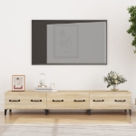 Mobile Porta TV Rovere Sonoma 150x34,5x30 cm Legno Multistrato