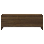 Armadio Rovere Marrone 100x32,5x35 cm in Legno Ingegnerizzato