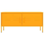 Mobile TV Giallo Senape 105x35x50 cm in Acciaio