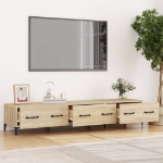 Mobile Porta TV Rovere Sonoma 150x34,5x30 cm Legno Multistrato