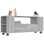 Mobile TV Grigio Sonoma 120x35x43 cm in Legno Multistrato