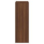 Mobili TV 2 pz Rovere Marrone 30,5x30x90cm in Legno Multistrato
