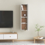 Mobili TV Bianco Lucido 2 pz 30,5x30x60 cm in Truciolato