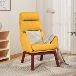 vidaXL Sedia Relax Giallo Senape in Tessuto